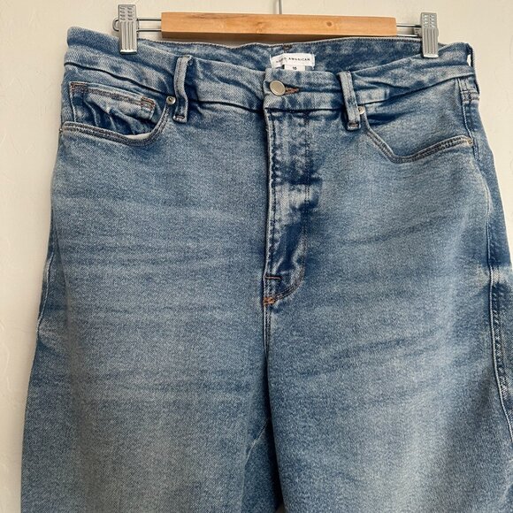 Good American Good Curve Straight Women's Size 15 Stretch Jeans Denim - Picture 5 of 10